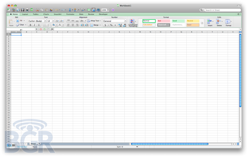 excel for mac 2008